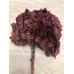 HYDRANGEA PRESERVED 6" HEAD (1-3 Stems) Purple